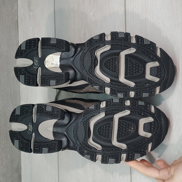 Skechers Mens Memory 51241 Foam Leather Running Sneakers shoes sz 8.5 - Picture 10 of 14